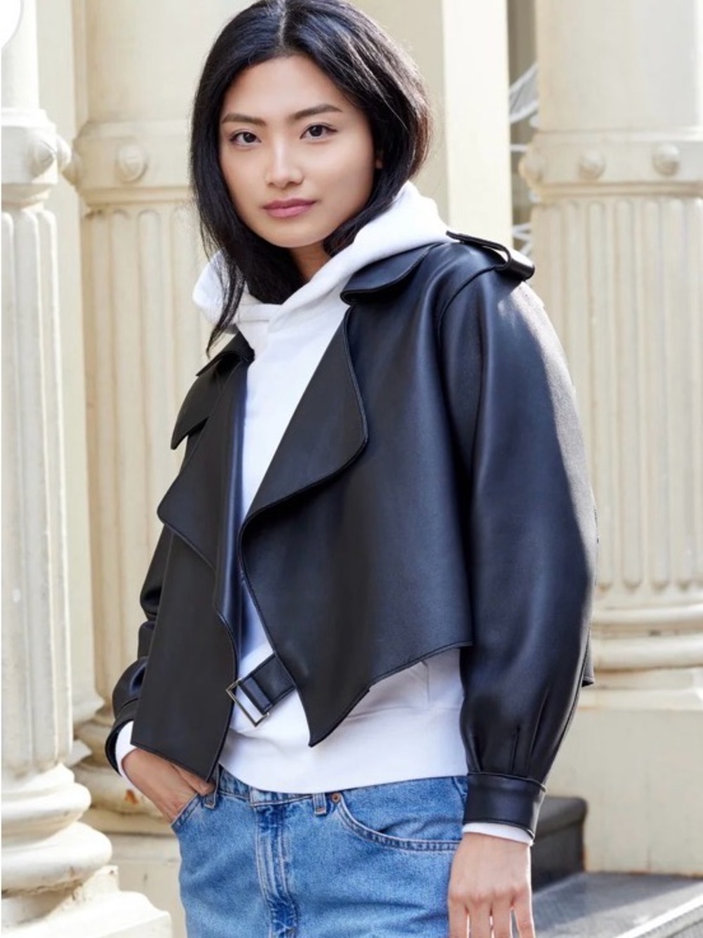 Susanna Chow Dylan Leather Moto Jacket